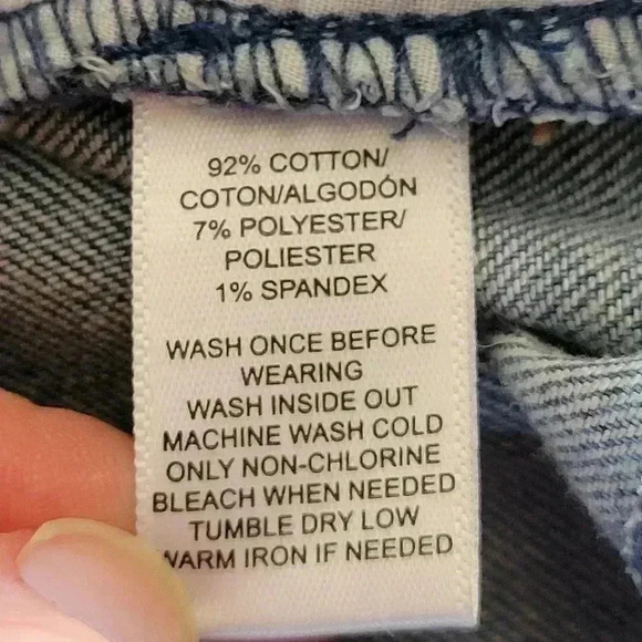 Ann Taylor Loft Jean Lightwash Mini Skirt, Size 26in/2 - Picture 7 of 7